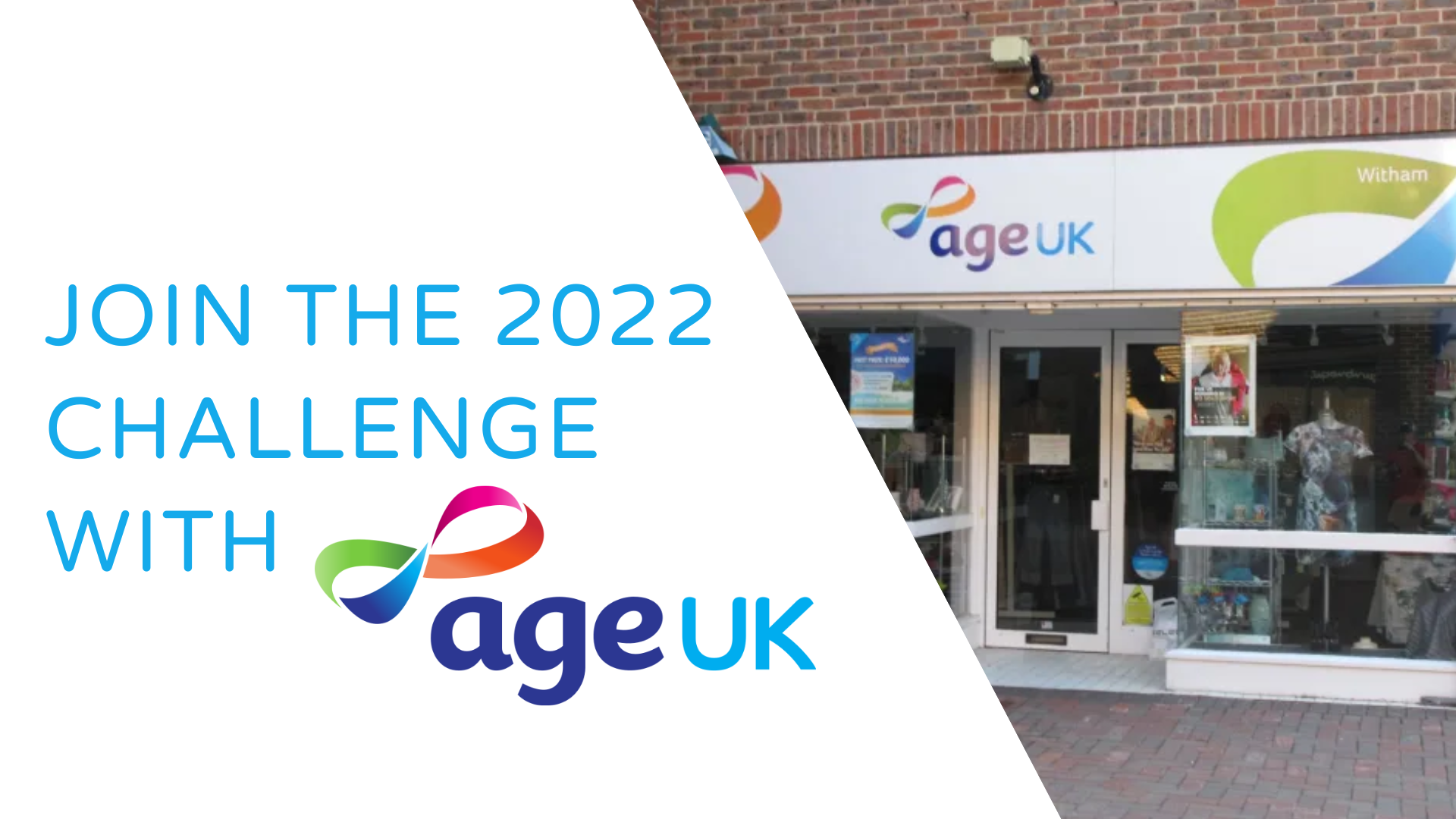 AGE UK NEED YOU! The Grove Shopping Centre